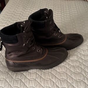 Sorel Men's Dark Brown and Black Boots Waterproof